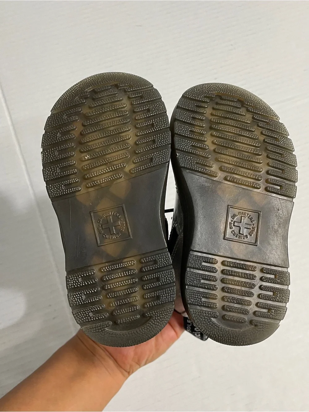 Dr. Martens sparkly silver